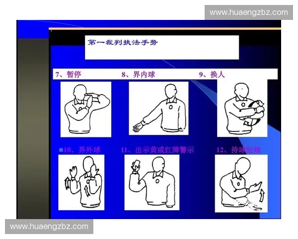 裁判手势解析：全面解读比赛中裁判信号的含义与运用技巧